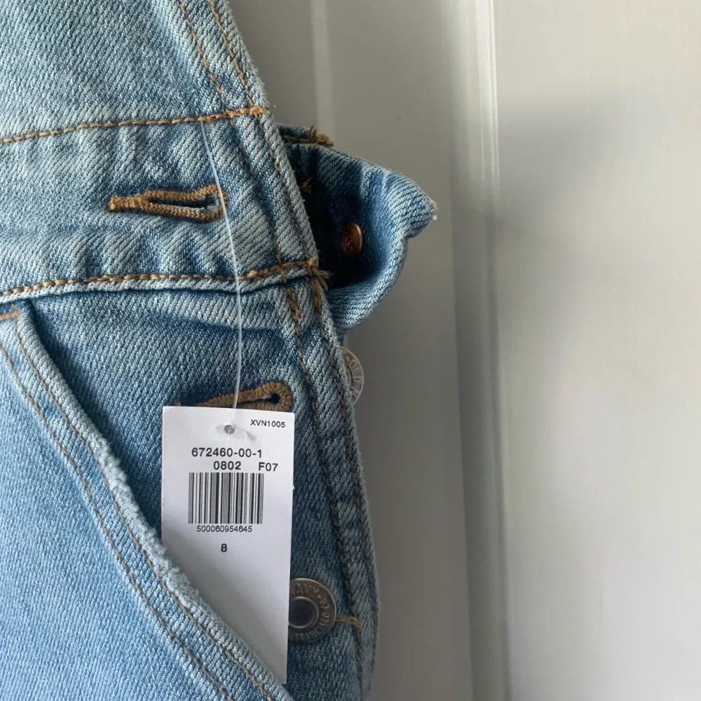 NWT Light Wash Straight Leg Denim Overalls - Picture 13 of 13